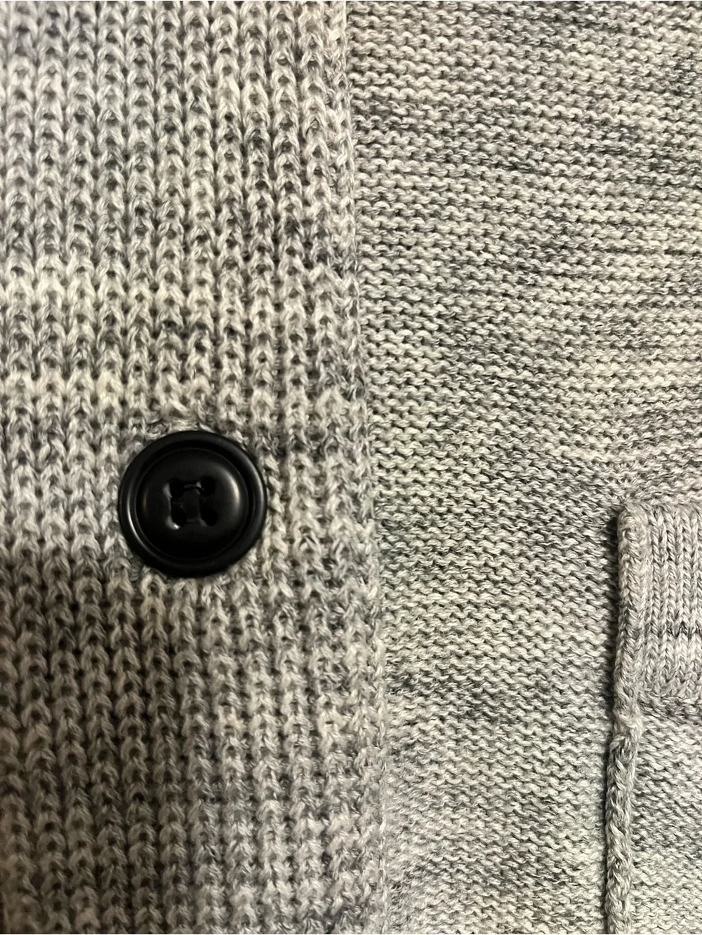 J. Crew Men’s Shawl Collar Cardigan in Light Gray